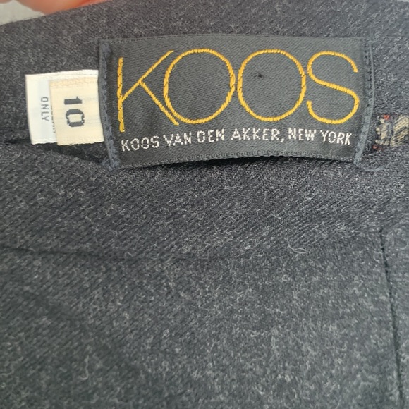 KOOS Van Den Akker New York Wool Wrap Skirt Embroidered Lagenlook Size 10 - Picture 10 of 12